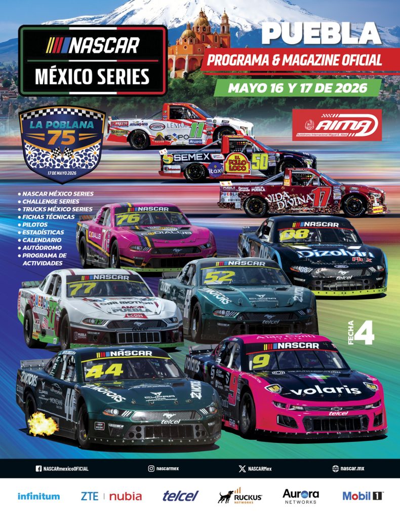 programa oficial nascar méxico puebla i 2026