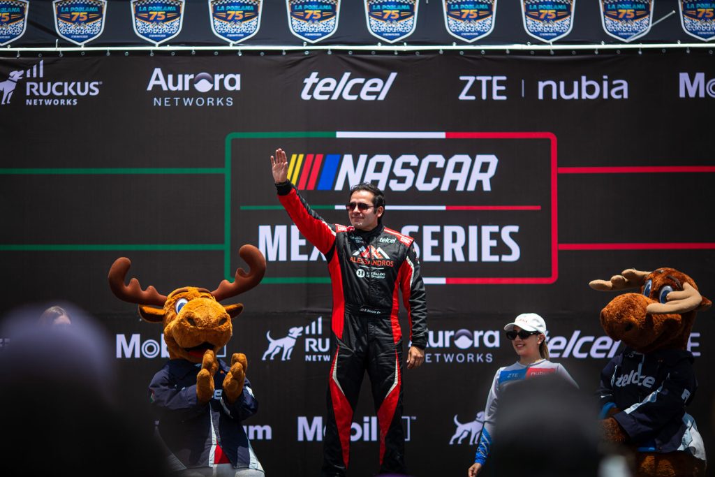 Rubén Rovelo en NASCAR México Series, 4 veces ganador en el Autódromo de Querétaro